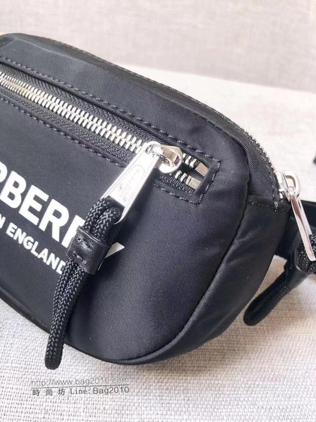 Burberry專櫃新款腰包 巴寶莉徽標裝飾ECONYL材質腰包挎包胸包  db1213